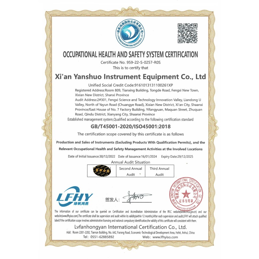 OHSMS Certificate 1